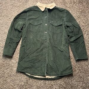 Wrangler corduroy sherpa lined long jacket